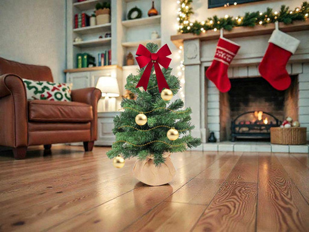 Drzewko sztuczne 27374 w naturalnym worku 50cm