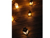 Latarnia plastikowa LED HY-0062 czarny 28x11,5cm