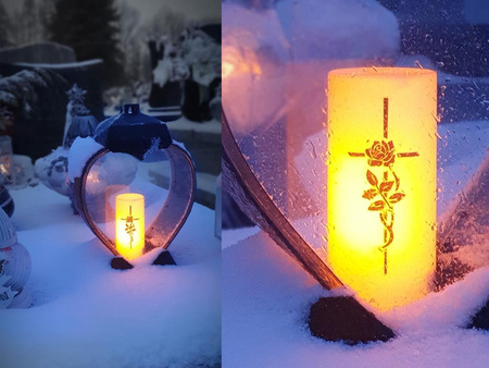 Świeca LED z efektem płomienia 6szt 1/18/WZP CROSS