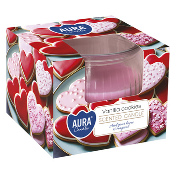 Świeca w szkle SN69-436 Bispol - Vanilla cookies