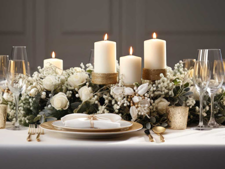 Świeca pieńkowa 120/60 biały 090 Bispol