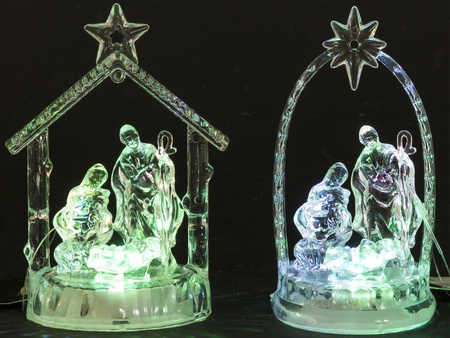 Figurka LED SZOPKA 159631 mix transparentny 11,5cm