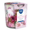 Świeca w szkle SN72s-02 Bispol - Roses