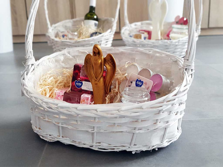 Kosz prezentowy MINI DELIKATES-20WH 42x28x19cm