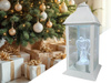Latarnia plastikowa LED 26566 ANIOŁ biały 31cm