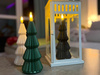 Figurka LED CHOINKA 30/23/WAX biały 17,5cm 