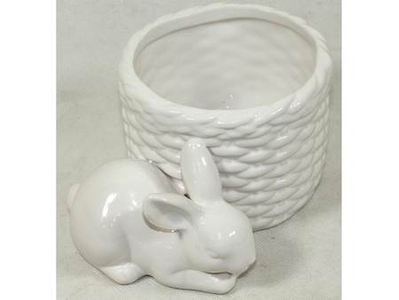 Osłonka ceramiczna z zajączkiem 100206