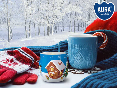 Świeca w szkle SN71s-02 Bispol - Christmas