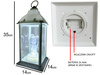 Latarnia plastikowa LED 26566 ANIOŁ biały 31cm
