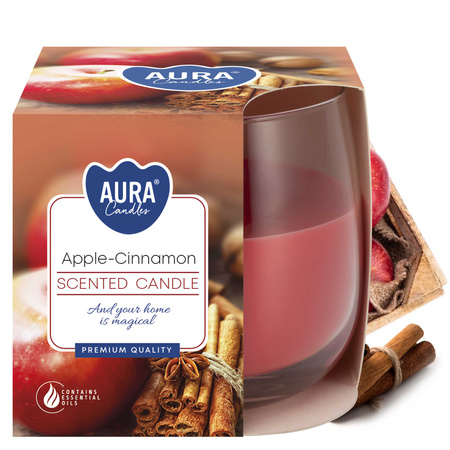 Świeca w szkle SN71-87 Bispol - Apple-Cinnamon