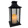 Latarnia plastikowa LED 26561 ŚWIECA czarny 29cm