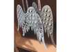 Zawieszka SKRZYDŁA TS419 metal srebrny 14cm