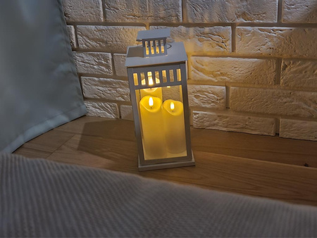 Świeca LED płomień wąska biały 12,5/5cm 1/20/WAX