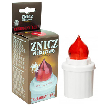 Znicz elektroniczny CEREMONY LUX czerw. - 118dni