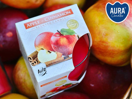 Świeca w szkle SN71-87 Bispol - Apple-Cinnamon