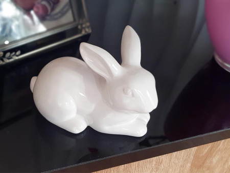 Figurka ZAJĄC 111688 biały 14,5cm
