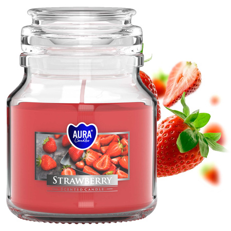 Świeca w szkle SND71-73 Bispol - Strawberry