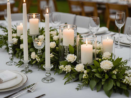 Świeca pieńkowa 90/80 biały 090 Bispol