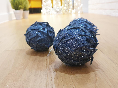 Zawieszka BOMBKA SY209 granatowy 3szt 8cm