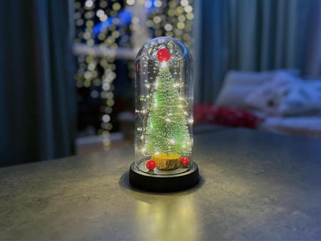 Latarnia świąteczna LED 27400 CHOINKA 19x11,5cm