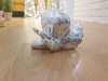 Figurka ANIOŁ 225886 srebrny 12,5x9cm