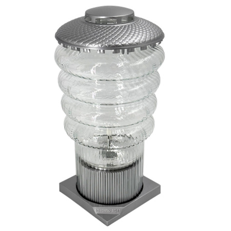 Znicz LED K-8474 LAMPION 4 srebrny (4szt)