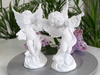 Figurka ANIOŁ AT98-12B3564B biały z harfą mix 23cm