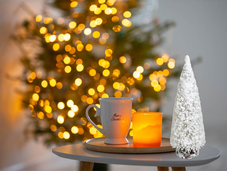 Drzewko sztuczne 27385 śnieg 30cm