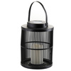 Latarnia plastikowa SOLAR 27108 czarny 25x18,5cm