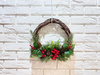 Wianek świąteczny 27393 OWOCE pleciony 30cm
