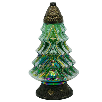 Znicz BN K-9853 CHOINKA ZDOBIONA zielony (4szt)