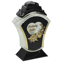 Znicz K-4502 RÓŻE Dziadek złoty (szt)