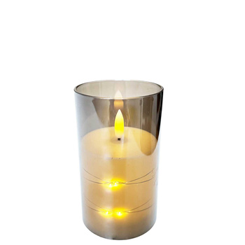 Świeca LED z drucikiem 27204 12,5x7,5cm