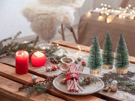 Drzewko sztuczne 27386 zielony 4szt 10cm