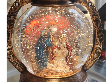 Lampion LED 159376 kula ŚWIĘTA RODZINA 24cm