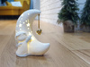 Figurka led YS16001-1 ANIOŁ na księżycu 16x13cm