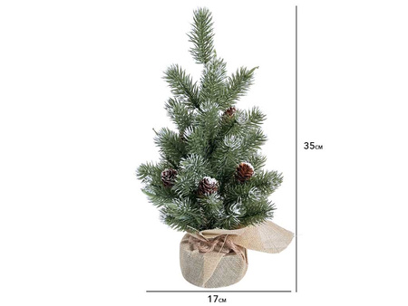 Drzewko sztuczne 27418 w naturalnym worku 35cm