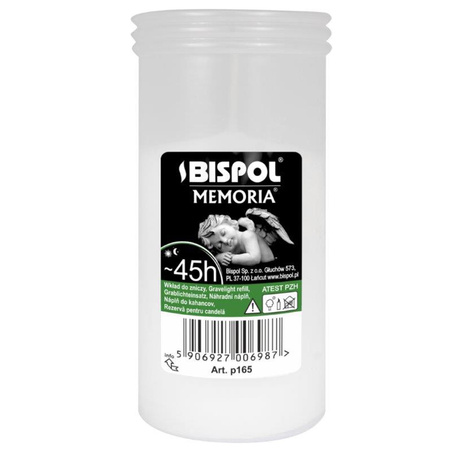 Wkład parafinowy P165 Bispol (20szt)