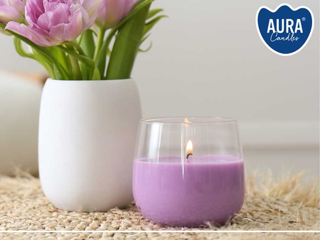 Świeca w szkle SN71-79 Bispol - Lavender