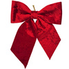 Kokarda welurowa 27347 czerwony 56x48cm