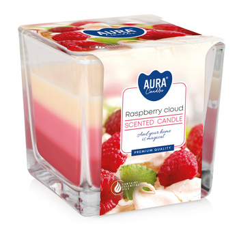 Świeca w szkle SNK80-329 Bispol - Raspberry cloud