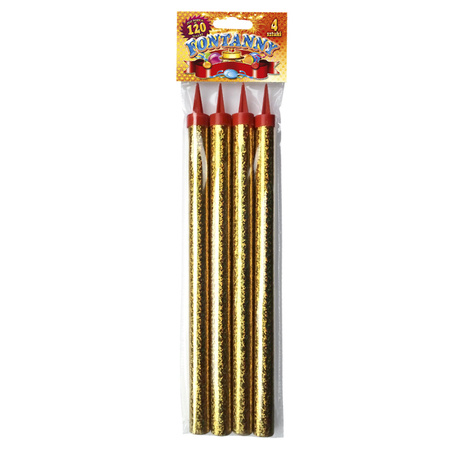 Świeczki urodzinowe FONTANNY: 23-25cm 4szt