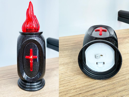 Wkład LED 5/24/WLC VASO 6szt czerwony 16cm