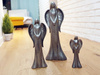 Figurka ANIOŁ 6704-0032 srebrny 41cm