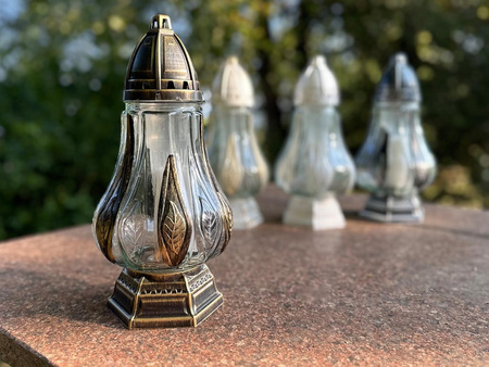 Znicz FLAVIA mała srebrny 427 (4szt)