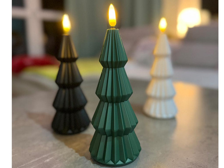 Figurka LED CHOINKA 30/23/WAX czarny 17,5cm 