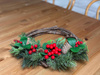 Wianek świąteczny 27393 OWOCE pleciony 30cm