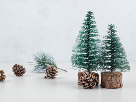 Drzewko sztuczne 27387 zielony 3szt 15cm