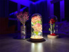 Wieczna RÓŻA led 26700 pojedyncza czerwony 21,5cm