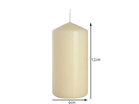Świeca pieńkowa 120/60 ecru 011 Bispol